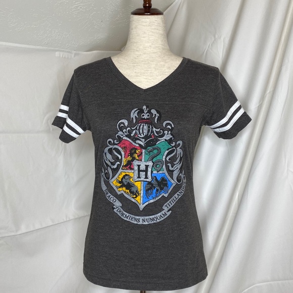 Harry Potter Hogwarts Vneck Tee 